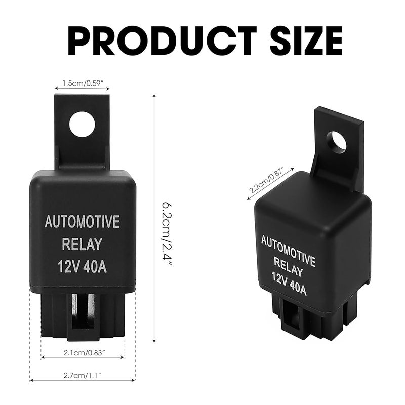 Klanata Automotive Relay, 12V 40amp 4pin Car Fan Relay Replacement, Fls821 Switching Fan for Ensuring Stable Operation of The Air Conditioning System - Image 5
